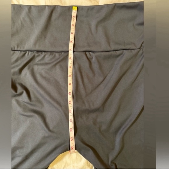 Ruched Waist Leggings - 3XP/3X - Gray -MIND BODY LOVE- Yoga, Workout, Exercise - Picture 8 of 14